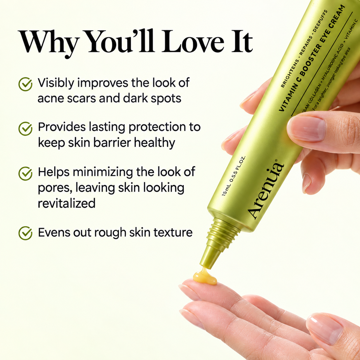 Arencia Vitamin C Booster Shot Face & Eye Moisturizer